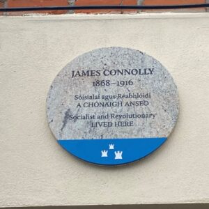 Photograph of Dublin City Council Commemorative Plaque for James Connolly