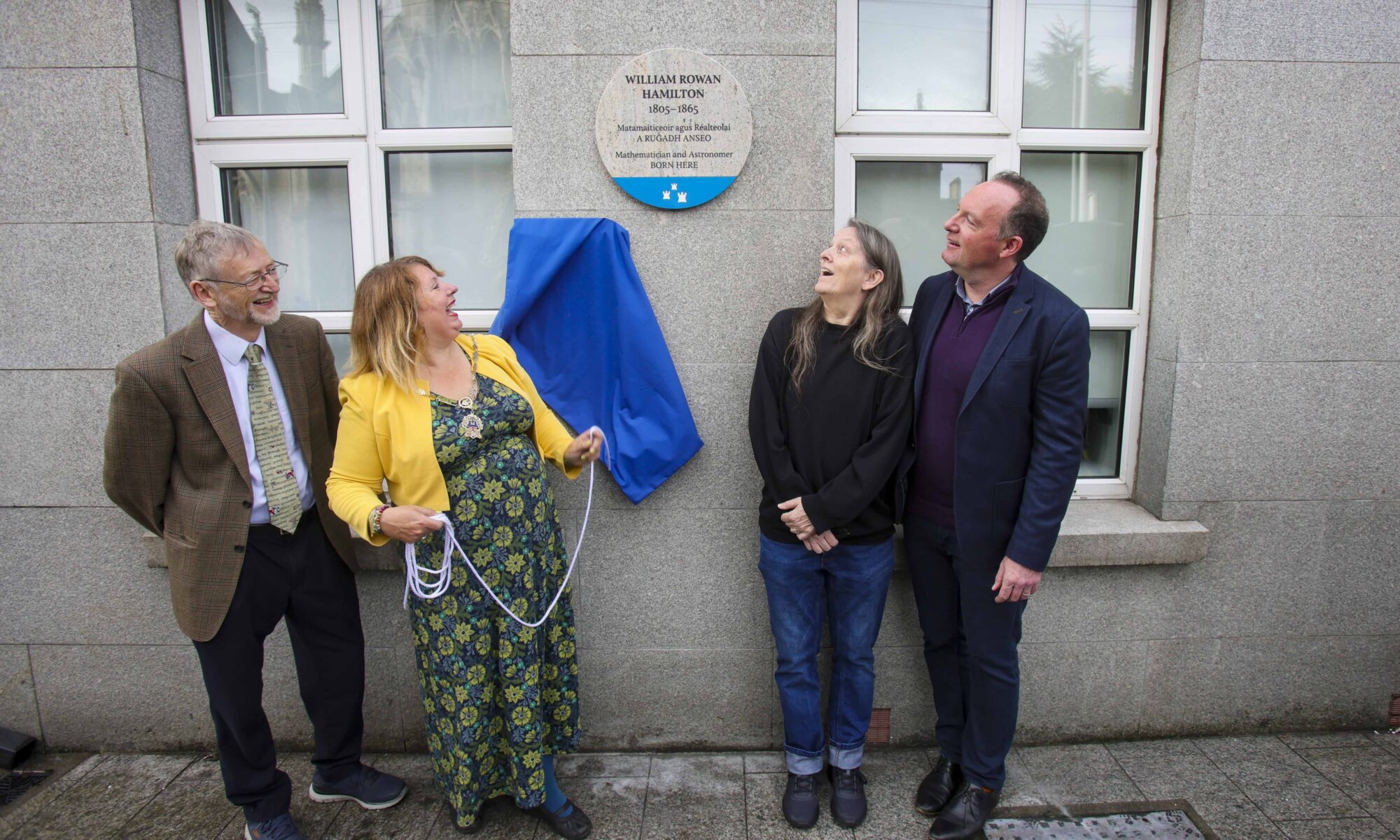 Iggy McGovern, Councillor Donna Cooney, Anne van Weerden, and Professor Peter Gallagher.